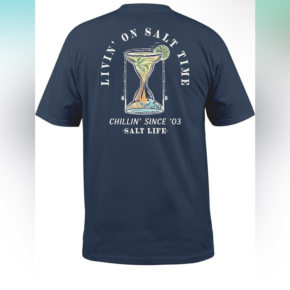 NWT Salt Life Men's Hourglass Short Sleeve Tee